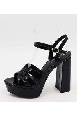 Bamboo Chunky High Platform Ankle Strap Sandals