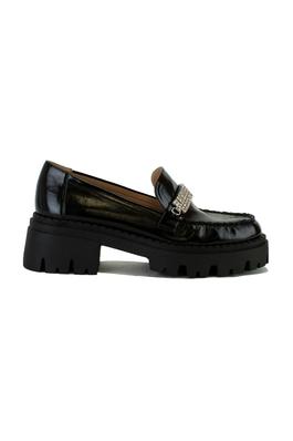 Beast Fashion Sparkling Chain Deco Penny Loafer