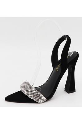 Anne Michelle Pointy Toe Strap Slingback Sandals