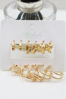 Fashionable Gold Earring Sets