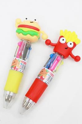Mini Multi Color Fast Food Character Pen