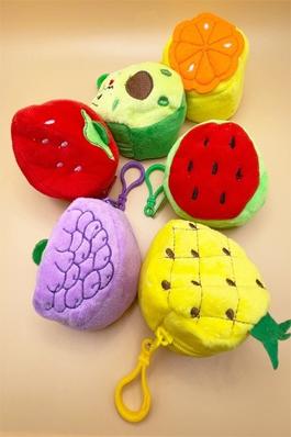 Fruit Coin Purse with Key Ring
