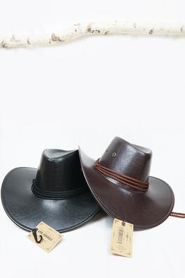 Breathable Western Leather Cowboy Hat