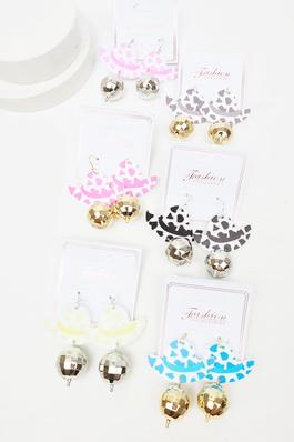Discoball Cowgirl Earring Sets