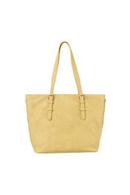 Braided side detail everyday tote bag