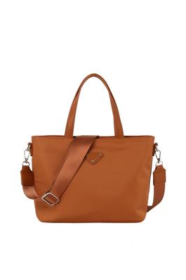 Nylon daily tote bag with detachable strap