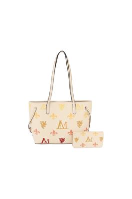 2 in 1 monogram vacation tote with matching purse