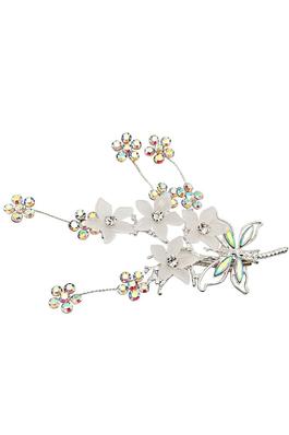 Butterfly Flowers Hair Deco Comb