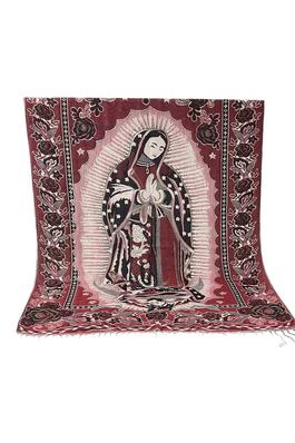 12 PC Virgin Mary Our Lady of Guadalupe Pashmina