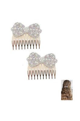 12 PC Rhinestone Pearls Deco Hair Combs