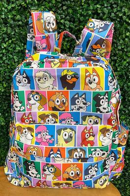 CHARACTER PRINTED BACK TO SCHOOL BACKPACK. 