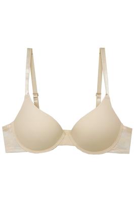 T-shirt bra with double layers bands