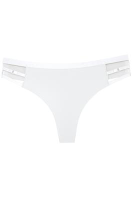 Solid thong featuring sides strappy