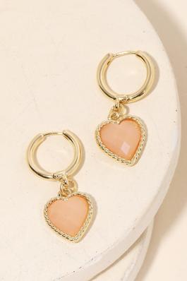 Valentine Heart Drop Earrings