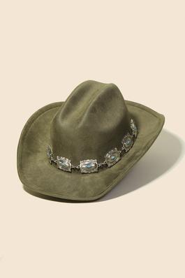 Concho Chain Disc Cowboy Hat