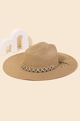 Braided Strap Sun Hat
