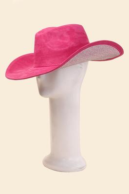 Studded Rhinestone Brim Cowboy Hat