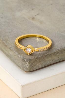 Delicate Rhinestone Ring