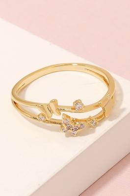 Delicate Multi Butterfly Ring