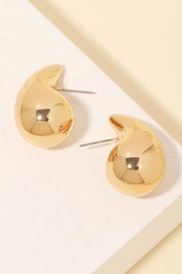 Dome Teardrop Earrings