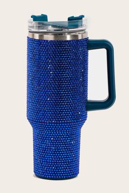 Stainless Steel Rhinestone Studded Cup