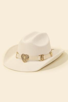 Heart Buckle Cowboy Hat