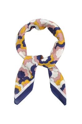 Assorted Flower Pattern Square Scarf