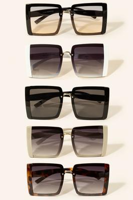 Fashionable Square Frame Sunglasses Set