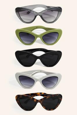 Cat Eye Sunglasses Set