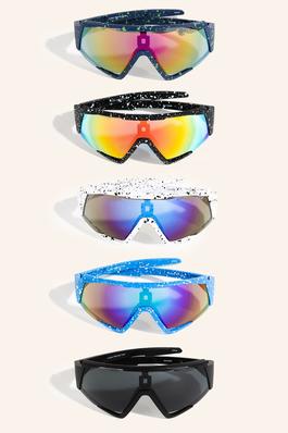 Paint Splatter Sunglasses Set