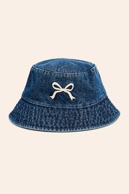 Ribbon Bow Embroidered Bucket Hat