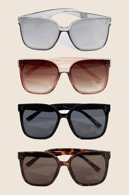 Plastic Square Lens Sunglasses