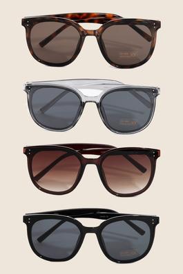Simple Plastic Frame Sunglasses