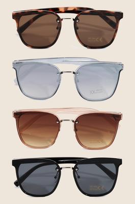 Thin Plastic Frame Sunglasses