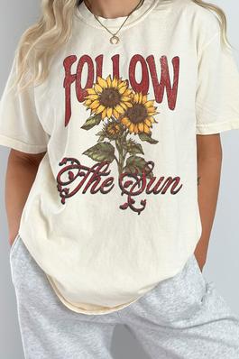 Follow The Sun Sunflower Comfort Colors 