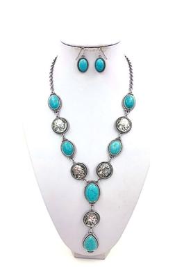WESTERN INDIAN COIN NECKLACE SET