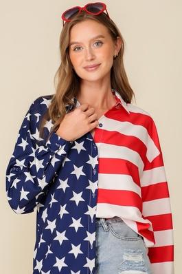 Americana USA button down dress