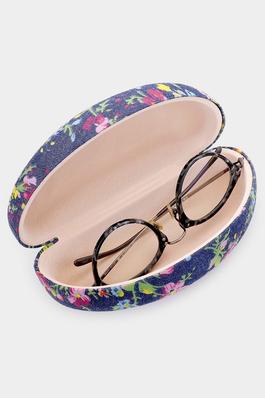 Floral Pattern Shell Eyewear Case