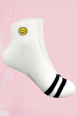 10Pairs - Smile Face Pointed Socks