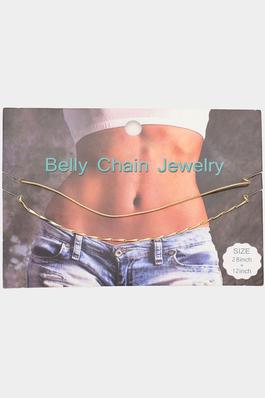 Double Layered Metal Belly Chain Jewelry