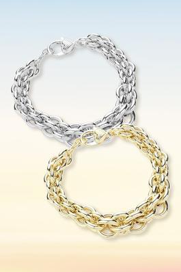 14K Gold Plated Chunky Chain Bracelet