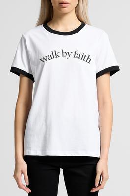 Walk By Faith Ringer Tee