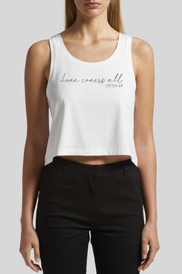 1 Peter 4-8 Cropped Tank Top