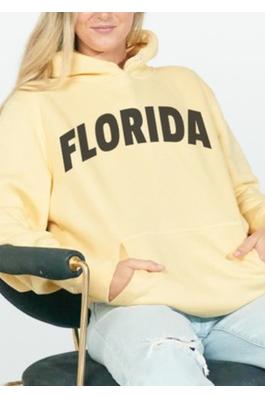 Bold Curved Florida Hoodie