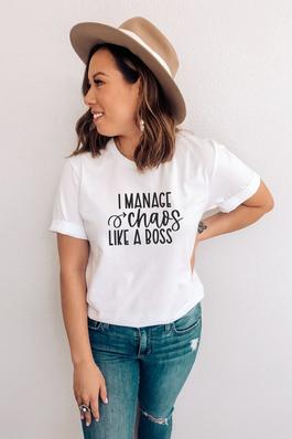 Manage Chaos Like A Boss Graphic Tee