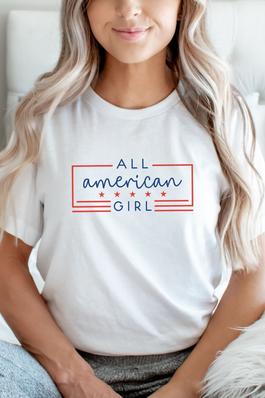 All American Girl Graphic Tee