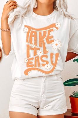 Take It Easy Comfort Colors Graphic Tee