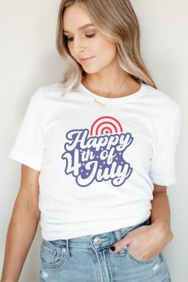 Happy 4th of July Graphic Tee