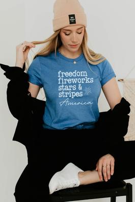 Freedom Fireworks Graphic Tee