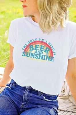 Beer and Sunshine Graphic Tee
